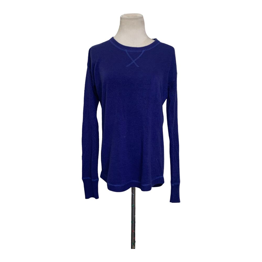Sweet Romeo blue long sleeves crew neck sweater size Small